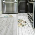 thumbnail image 4 of Boho Floral Flower Kitchen Rugs and Mats Set of 2, 4 of 7