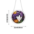 thumbnail image 3 of Halloween Sun Catcher for Window Hanging, Wooden Puzzle Ghost Witch Acrylic Stained Glass Decor for Windows Door Wall, House Warming Gift for Puzzle Lovers by MPOISVA, 3 of 6