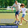 thumbnail image 5 of 2PCS Football Kick Trainer, Soccer Return Trainer Net , Football Kick Throw Solo Practice Training Aid Bl, 5 of 7