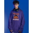 thumbnail image 2 of Happy Halloween Fun Pumpkin Hoodie Juniors -Image by Shutterstock,  Large, 2 of 4