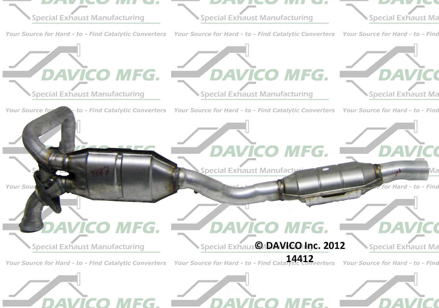 Davico Mfg 14412 Direct-Fit Catalytic Converter