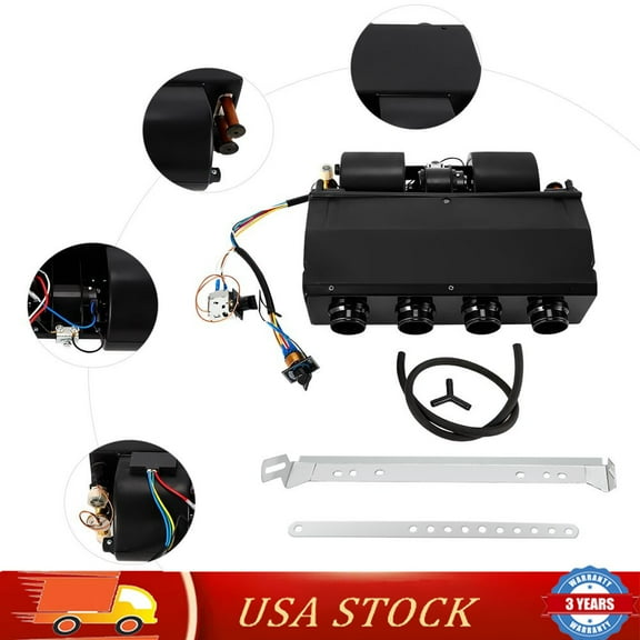 A/C Compressor Under Dash AC Air Conditioning Evaporator Kit Heat Cool Universal