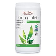 Nutiva Organic, Cold-Processed Hemp Protein from non-GMO, Sustainably Farmed Canadian Hempseed, 15 G, 16 Ounces