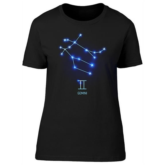 Zodiac Constellation: Gemini T-Shirt Women -Image by Shutterstock,  x-Large
