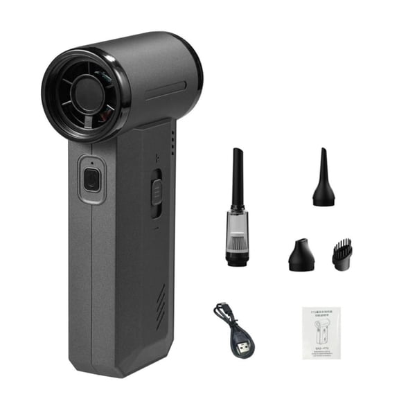 Rapid Rechargeable Handheld Air Blower Vacuum combined Refrigerating Fan Multiple Purpose Electric Polisher for Keyset Car Outdoor Use