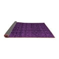 thumbnail image 2 of Ahgly Company Indoor Square Oriental Purple Modern Area Rugs, 8' Square, 2 of 4
