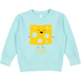 thumbnail image 2 of Inktastic Cute Kawaii Cheese Toddler Sweatshirt, 2 of 4