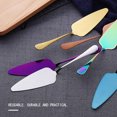 thumbnail image 1 of mmirethe Stainless Steel Cake Server Toothed Pizza Cheese Spatula Dessert Pie Pastry Butter Divider Scraper, 1 of 6