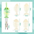 thumbnail image 2 of Juego de 12 campanillas de viento para niños, manualidades de madera para niñas y niños., 2 of 5