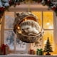 thumbnail image 5 of Artesanías Decorativas Adorno navideño de animales del bosque para árbol de Navidad, colgante acrílico de 8 cm para decoración festiva (1 unidad) Rkxzt, 5 of 9