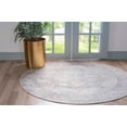thumbnail image 3 of Rugs.com Oregon Collection Rug – 7 Ft Round Ivory Low-Pile Rug Perfect For Kitchens, Dining Rooms, 3 of 8