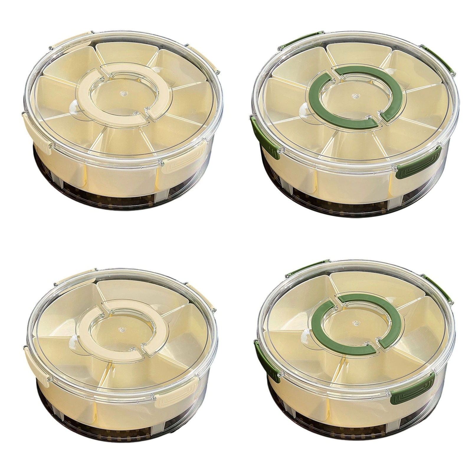 Stackable Multi-Compartment Cooler Box with Ice Retention Layer for Hiking, Travel Snacks, Camping Essentials