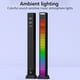 TB&W Tube Coloré 40 A Mené la Lampe d'Atmosphère de Musique RGB de Barre de Lumière Ambiante à Commande Vocale – image 4 sur 9
