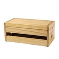thumbnail image 1 of Cable Cable Management Box Wooden Cord Organizer Case for Concealer color, 1 of 7