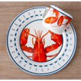 thumbnail image 3 of Golden Rabbit Enamelware Lobster Pattern - Set of 2 - 12.5 inch Chargers - Golden Rabbit Enamelware, 3 of 4