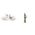 thumbnail image 1 of estatua de resina de cisne,Figuras de cisnes,estatuas,decoración para el hogar,bodas y fiestas.,Figura de mujer africana,Estatua artesanal de una dama tribal africana,hecha a mano,para, 1 of 8