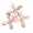 Pink, variant on Brooch Pin for Women, Shell Petals Design Lapel Pin with Rhinestones, Flowers Secure Small Pin Buckle for Suits Dresses Scarves Gift