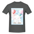 thumbnail image 4 of Bingfone Cute Elephant Men'S Loose Fit Short-Sleeve Pocket T-Shirt, 4 of 7