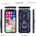 thumbnail image 6 of 3in1 Case Bundle for Apple iPhone XR Heavy Duty Case with Built-in Kickstand, Dual Layer Protection with 2 Clear Screen Protectors, Sturdy Case for Apple iPhone XR, Navy, 6 of 7