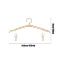 thumbnail image 3 of Clearance! Travel Folding With Clip Coat Rack Travel Portable Coat Rack Business Trip Folding Clothes Hanging Multifunctional Clothes Props Deal of The Day Pallets For Sale #91, 3 of 7