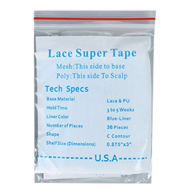 36Pc/Lot Super Strong Double Sided Hair Tape Strip Adhesive Waterproof