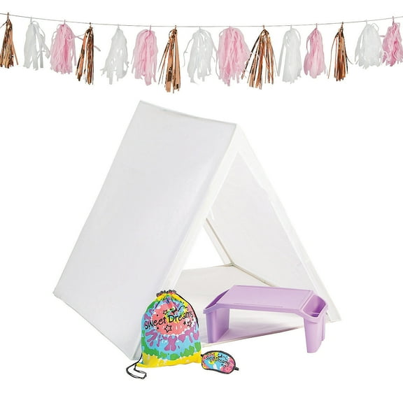 Fun Express 5 Pieces Ultimate Sleepover Tent Kit For 1 Guest