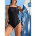 thumbnail image 3 of Asoul Athletic One Piece Swimsuits for Womens Adjustable Straps Bathing Suits Tummy Control Swimwear, 3 of 6