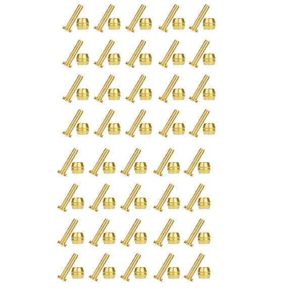 40Pcs Bicycle Brake Olive Brass Connecting Insert Kit for BH59 Hydraulic Disc Brake Hose,4
