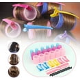 thumbnail image 6 of 33 Pcs Hair Rollers,18 Self Grip Velcro Rollers For Hair Volume 44mm, 36mm, 25mm 12 Duckbill Sectioning Clips 2 Combs 1 Braid For Salon Hair Dressing And Styling, 6 of 9