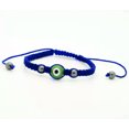 thumbnail image 2 of QQTDFG Blue Nylon Cord Evil Eye Good Luck Bracelet Glass Color Adjustable Size Handmade-Green, 2 of 4