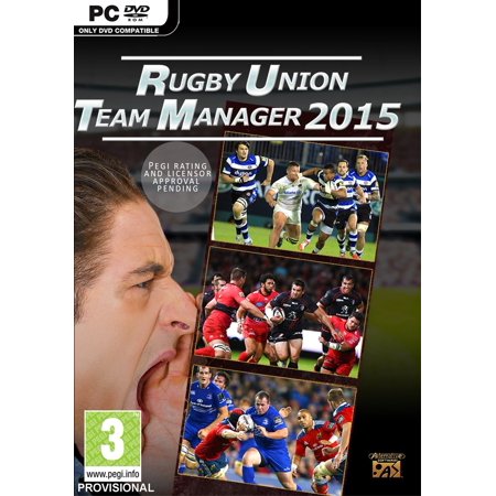 Rugby Union Team Manager 2015 [PC-DVD Computer, Region Free, Pro Sports Sim] NEW