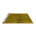thumbnail image 2 of Ahgly Company Machine Washable Indoor Rectangle Oriental Yellow Industrial Area Rugs, 2' x 3', 2 of 4