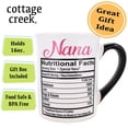 thumbnail image 4 of Cottage Creek Nana 16 oz. White Ceramic Coffee Mug with Letter Print, 4 of 9