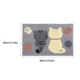thumbnail image 2 of Advancent Alfombrilla de baño bonita y multifuncional, amplia aplicación y antideslizante, bonita alfombrilla para puerta de baño con dibujos Decoración del hogar gato de espalda, 2 of 6