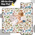 thumbnail image 4 of Colorful Butterfly Collection Pattern Teens Toddler Nap Mat with Pillow, Sleeping Mat Bag for Preschool Daycare 50"x20", 4 of 6