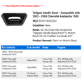 thumbnail image 2 of Tailgate Handle Bezel - Compatible with 2002 - 2006 Chevy Avalanche 1500 2003 2004 2005, 2 of 2