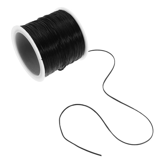 ibasenice Hair Extensions Wire ng for Women Black 1 Roll