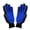 Blue, variant on 2 Pack Pet Grooming Gloves, Pink Blue Silicone Deshedding Mitt, Gentle Hair Remover Massage Tool for Cats and Dogs