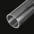 Uxcell Clear Rigid Acrylic Pipe 54mm ID x 60mm OD x 305mm Round Tube