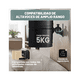 thumbnail image 4 of 4 Base Bocina Soporte Home Teatro Satelite Pared Ajustable Negro, 4 of 5