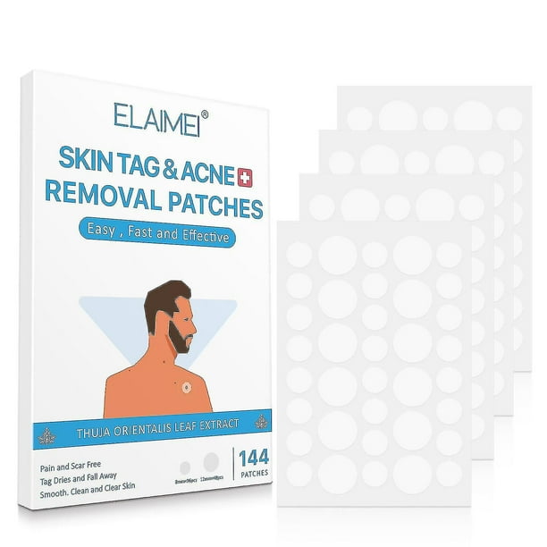 144 Uds. Eliminador de marcas en la piel, parche para eliminar verrugas, tratamiento de verrugas, extracto de hierbas, yeso de maíz facial, parche para verrugas de acné, alta calidad kaili Sencillez