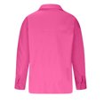 thumbnail image 4 of Mchoice Long Sleeve Shirts for Women Cardigan Candy Color Loose Casual Turndown Collar Blouse Tops, 4 of 6
