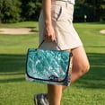 thumbnail image 3 of Uorisanigo Golf Cart Seat Covers Non-Slip Beach Shell Sea Turtle Golf Cart Seat Towel Blanket with 4 Front Pockets Golf Cart Accessories Suitable for EZGO, Club Car & More 2-Seat Carts, 3 of 7