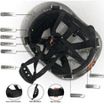 thumbnail image 4 of Hard Hats For Men,Hard Hat With Visor,Shard Hat Ear Protection,Helmet Ear Protection,Lift Hard Hat,White Hard Hat,Contains Helmet Lining,Cut-Resistant Gloves,Suitable for Forestry And Arborist Work, 4 of 6