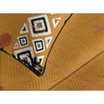 thumbnail image 4 of Ambesonne Tribal Quilted Bedspread Set 3 Pcs, Grungy Ethnic Triangles Art, Queen Size, Black Orange and White, 4 of 5