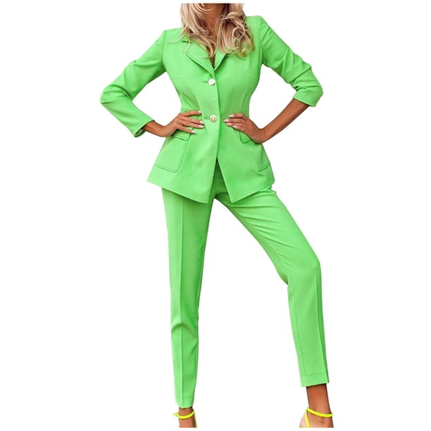 Lounge Sets For Women Clearance Women's Long Sleeve Solid Suit