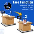 thumbnail image 3 of RAOYAN Shipping Scale, 660 lb / 1 oz High Accuracy Digital Postal Scale with LCD Display, Hold/Tare Function, Shipping Scale for Package, Luggage, Warehouse (Including 2 Batteries, 3 of 6