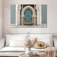 thumbnail image 2 of Elephant Stock Mosque Of Hassan Ii Wall Art - Horizontal Multi Panel Canvas - Living Room Wall Decor - Places Multi Panel - Teal And Beige Decor - 50" x 32", 2 of 8