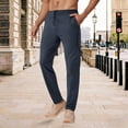 thumbnail image 2 of Men's Long Pants Athletic Pants Straight Leg Casual Running Pants Grey M, 2 of 6