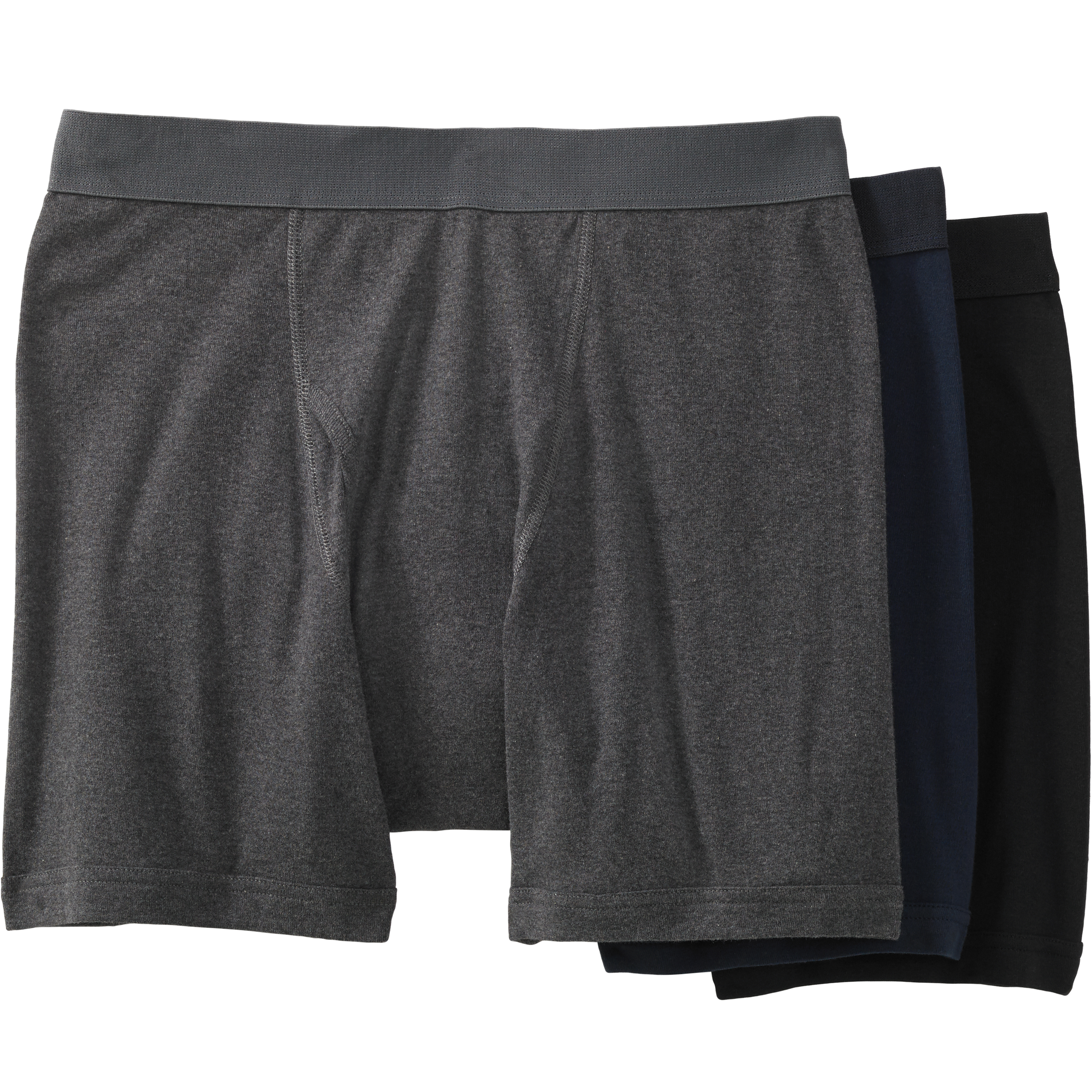 KingSize Men's Big & Tall Cotton Mid-Length Briefs 3-Pack